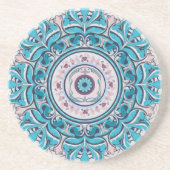Nouveau Dessous de verre Floral Mandala (Devant)
