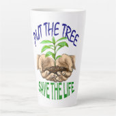 NOUVEAU DEVENEZ ÉCOLO DE CONCEPTION TALL CAFÉ MUG (Devant)