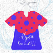 Nouveau en 2024 Nom des filles sur l'ornement de r