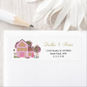 Nouveau Étiquette de adresse (En situation)