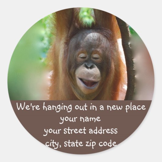 Nouveau étiquette de adresse Hang Out (Devant)