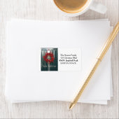 Nouveau Étiquette de vacances d'adresse (En situation)