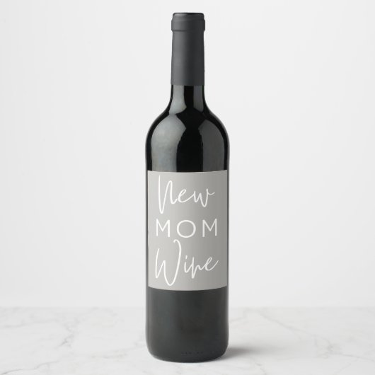 Nouveau Étiquette de vin maman (Devant)