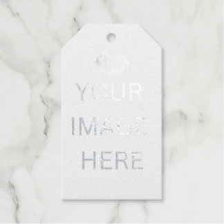 NOUVEAU ! Étiquettes Cadeaux en Feuille d'Argent F