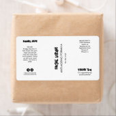 Nouveau Étiquettes de bouteille de gouttelette bla (En situation)