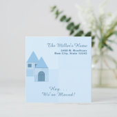 Nouveau Faire-part à domicile et Invitation de la (Debout devant)