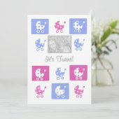 Nouveau Faire-part Baby Twins (Debout devant)