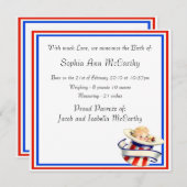 Nouveau Faire-part bébé (Devant / Derrière)