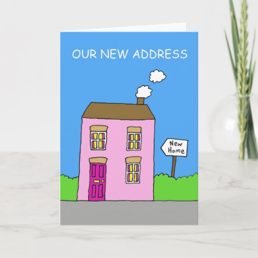 Nouveau Faire-part d'adresse (Devant)