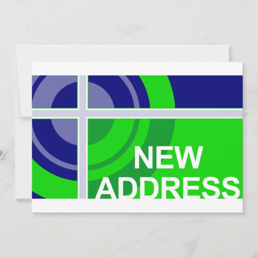 nouveau faire-part d'adresse (Devant)