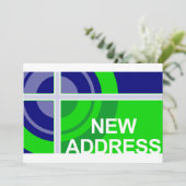 nouveau faire-part d'adresse (Debout devant)