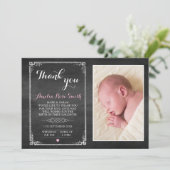 Nouveau faire-part de bébé/carte de remerciements (Debout devant)