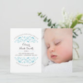 Nouveau faire-part de bébé/carte de remerciements (Debout devant)