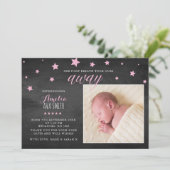 Nouveau faire-part de bébé/carte de remerciements (Debout devant)