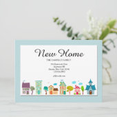 Nouveau Faire-part de déménagement résidentiel (Debout devant)