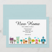 Nouveau Faire-part de déménagement résidentiel (Devant / Derrière)