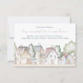 Nouveau Faire-part de déménagement résidentiel (Devant)