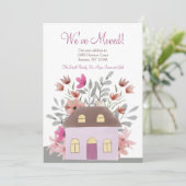 Nouveau Faire-part de déménagement résidentiel (Debout devant)