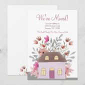 Nouveau Faire-part de déménagement résidentiel (Devant / Derrière)