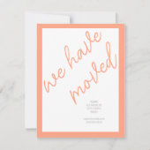 Nouveau Faire-part de déplacement d'adresse | Cora (Devant)