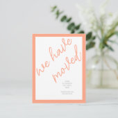 Nouveau Faire-part de déplacement d'adresse | Cora (Debout devant)