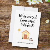 Nouveau Faire-part de déplacement d'adresse réside