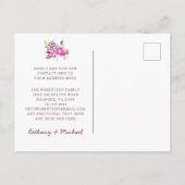 Nouveau Faire-part de déplacement de boîte aux let (Dos)