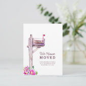 Nouveau Faire-part de déplacement de boîte aux let (Debout devant)