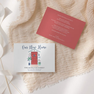 Nouveau Faire-part de déplacement de la porte avan