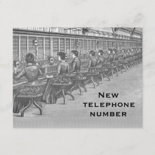 Nouveau faire-part de numéro de téléphone