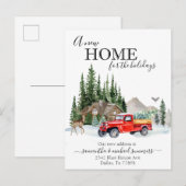 Nouveau Faire-part vacances déménagement Camion (Devant / Derrière)
