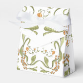 Nouveau Floral Wedding Bedankdoosjes (Voorkant Zijde)