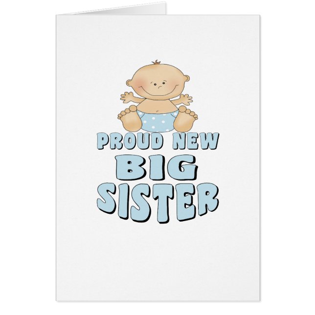 Nouveau garçon fier de grande soeur (Devant)