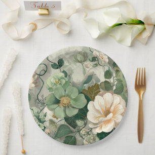 Nouveau Garden Whimsy Botanisch Papieren Bord
