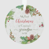 Nouveau grand-père 1er Noël Russe Photo personnali (dos)