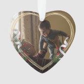 Nouveau grand-père et bébé Holly Pine Gold Frame P (devant)