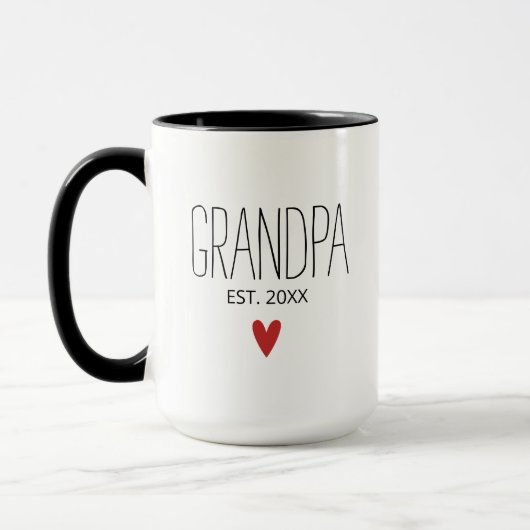 Nouveau grand-père Mug (Gauche)