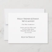 Nouveau Home Beach Sand Dollar Faire-part rose (Dos)