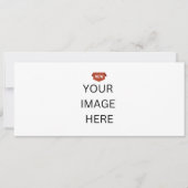 NOUVEAU ! Invitation - 10 cm x 23,5 cm - Sur mesur (Devant)