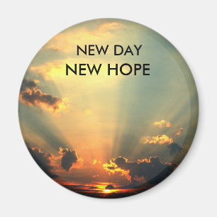 NOUVEAU JOUR, NOUVEAU JOUR D'ESPOIR Magnet