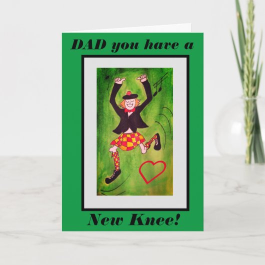 Nouveau Knee Highland carte de danseur papa (Devant)