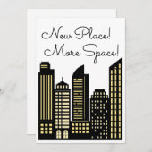 Nouveau Lieu Plus D'Espace Nouveau Faire-part Appa (Devant / Derrière)