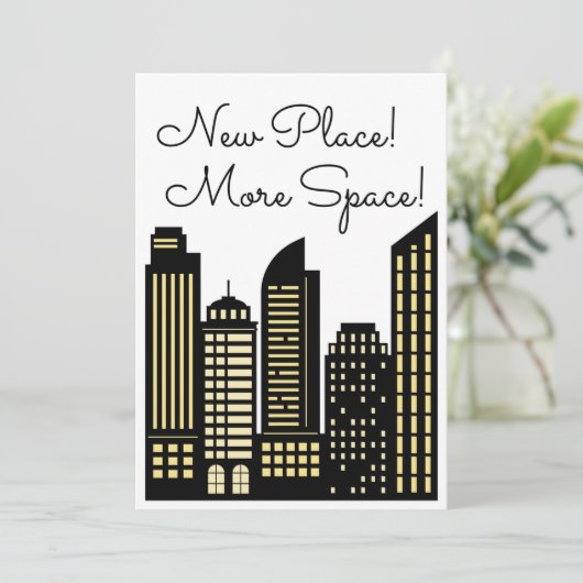 Nouveau Lieu Plus D'Espace Nouveau Faire-part Appa (Debout devant)