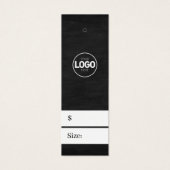 Nouveau logo Chalkboard Taille des vêtements Prix (Devant)