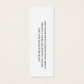 Nouveau logo Étiquette de prix de taille de vêteme (Dos)