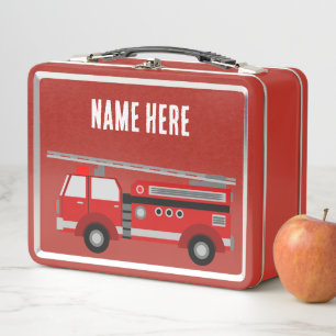 NOUVEAU ! Lunchbox - Camion de pompiers (ajouter u