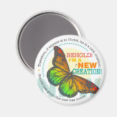 Nouveau Magnet papillon de création (Recto/Verso)