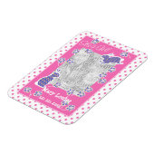 Nouveau Magnet photo pour fille bébé, lapins lapin (Côté Gauche)