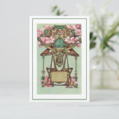 Nouveau Mai Gemini Zodiac invitation d'anniversair (Debout devant)