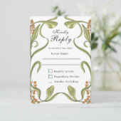 Nouveau Mariage Fleurs RSVP (Debout devant)